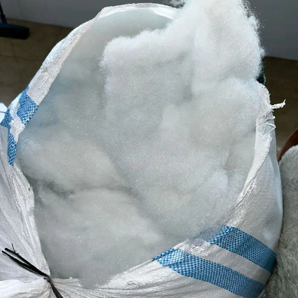 DACRON 1 KG ( 1000 GRAM ) GRADE A ASLI ANTI KEMPES KUALITAS BAGUS DAN MENGEMBANG UNTUK ISI BANTAL TIDUR, GULING,  dan BONEKA