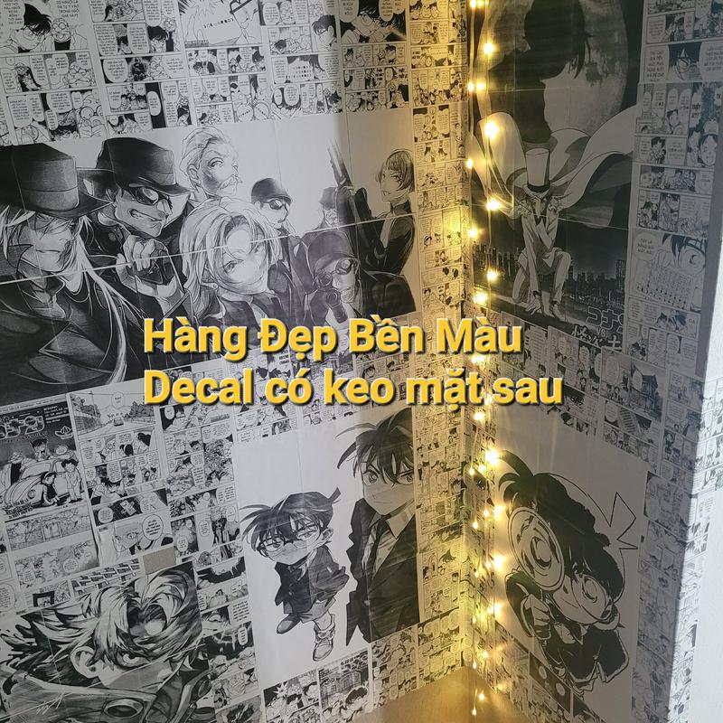  Bộ 300 tờ truyện tranh dán tường anime manga Decor Phòng Decal Hình Dán Trang Trí poster anime mangawall Phòng Khách 