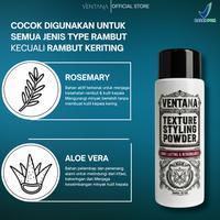 Gambar Ventana Texture Styling Powder 2 PCS dengan Rosemary 12 Gr Volume Rambut Matte Fleksibel Tidak Lengket Ringan Cocok Semua Jenis Rambut Tekstur Natural Anti Lepek dari Ventana Hair Styling Care Kab. Bandung 5 Tokopedia