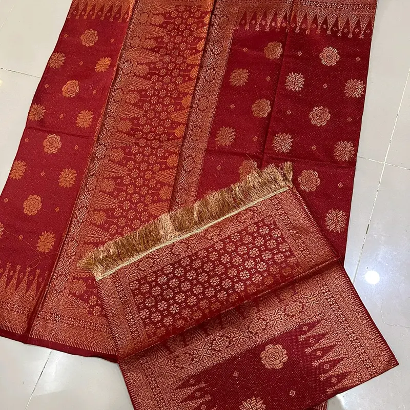 Sheena songket songket mesin Palembang 7