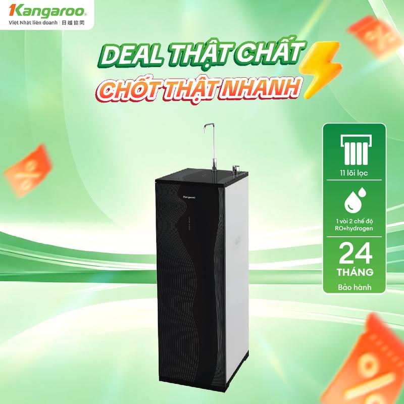 KG100HC3 Máy lọc nước RO 11 cấp lọc Kangaroo RO Infinity KG100HC3 - kiểu sáng Slim hiện đại, công suất lọc 18-20L/1H.