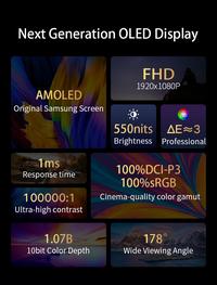 Jual Portable Monitor BeeX OLED 13.3