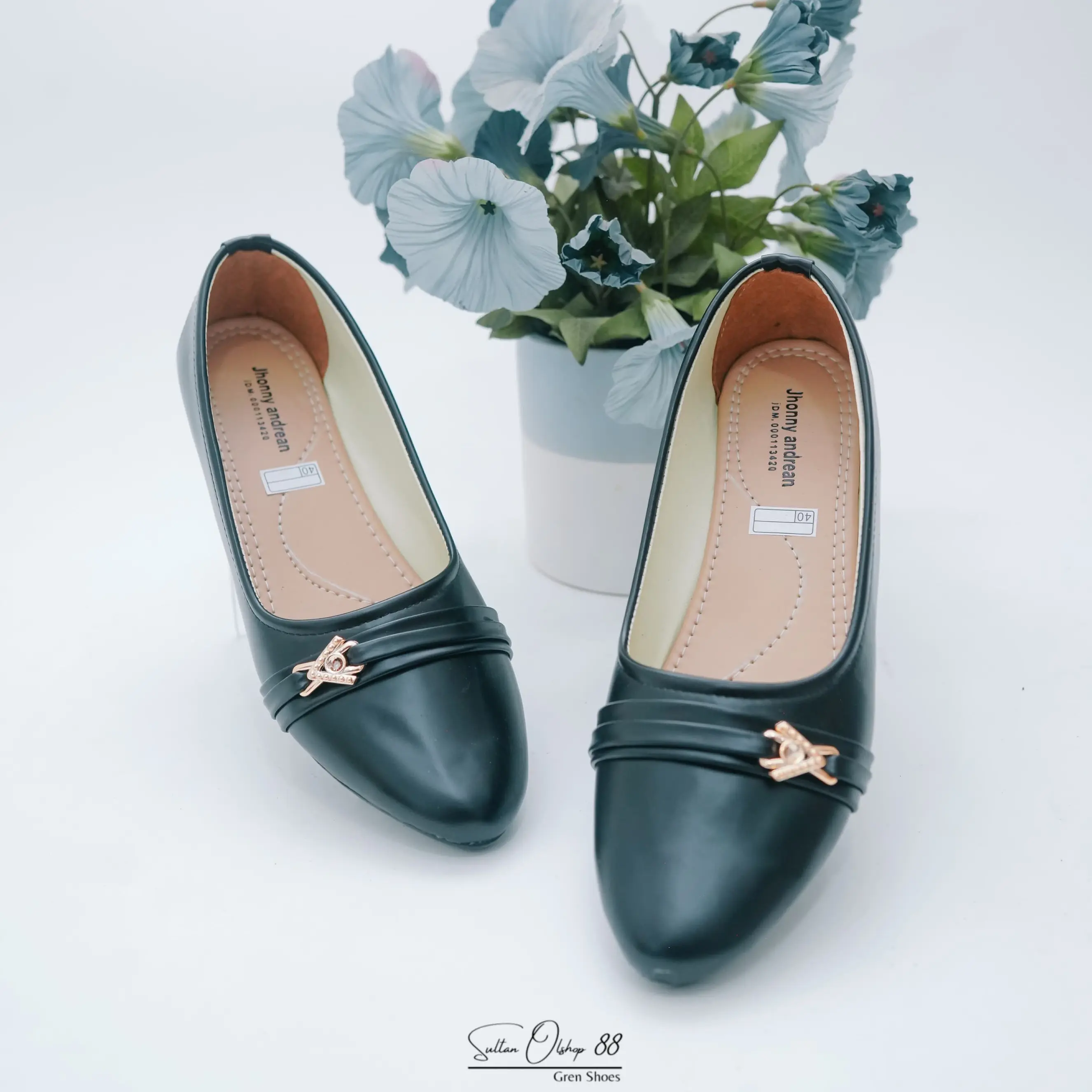 Sepatu Flat Shoes Wanita Sol Karet Lentur