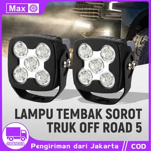 100% Original Lampu Sorot Mata 5 50 watt Lampu Dotrex Spotlight 50w Motor Mobil Truck Off Road 12/24v
