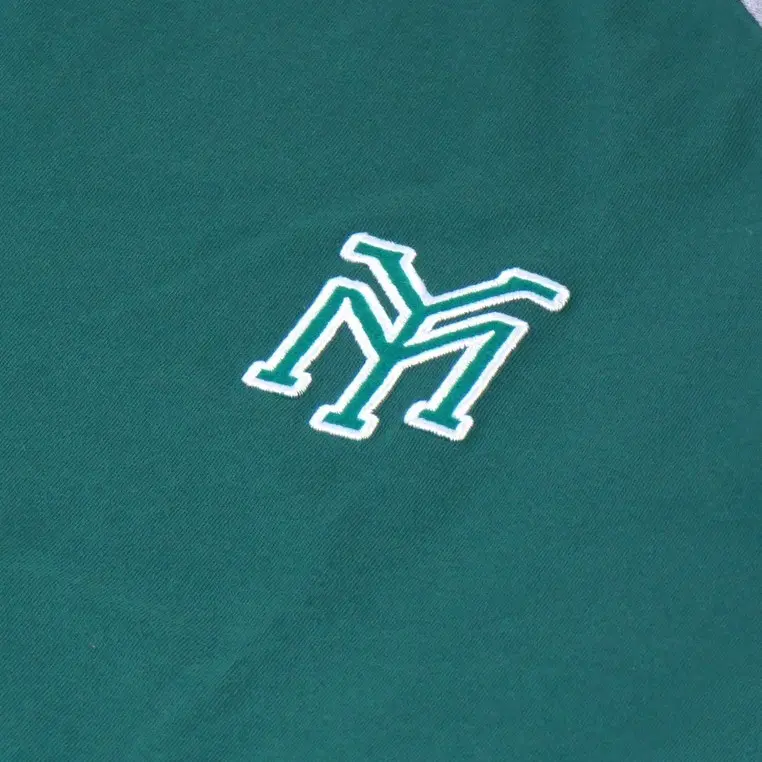 kaos moutley original hijau lengan 3/4 2