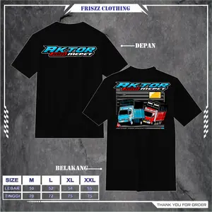 Kaos AKTOR JAM MEPET TRUCK DRIVER MUDA Baju Distro Cotton Pe 24s tebal Bisa Bayar Ditempat (Cod)