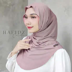 Hijab Instan Inner Jersey  Premium Jilbab Instan Jisoo Inner Mleyot 2in1 by Hafidz Collection