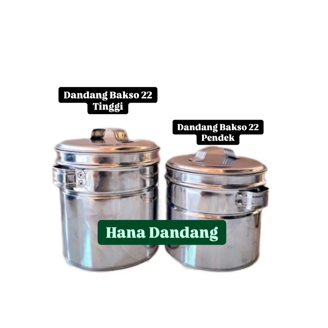 Dandang Bakso Ukuran 22cm Stenlish  Steel