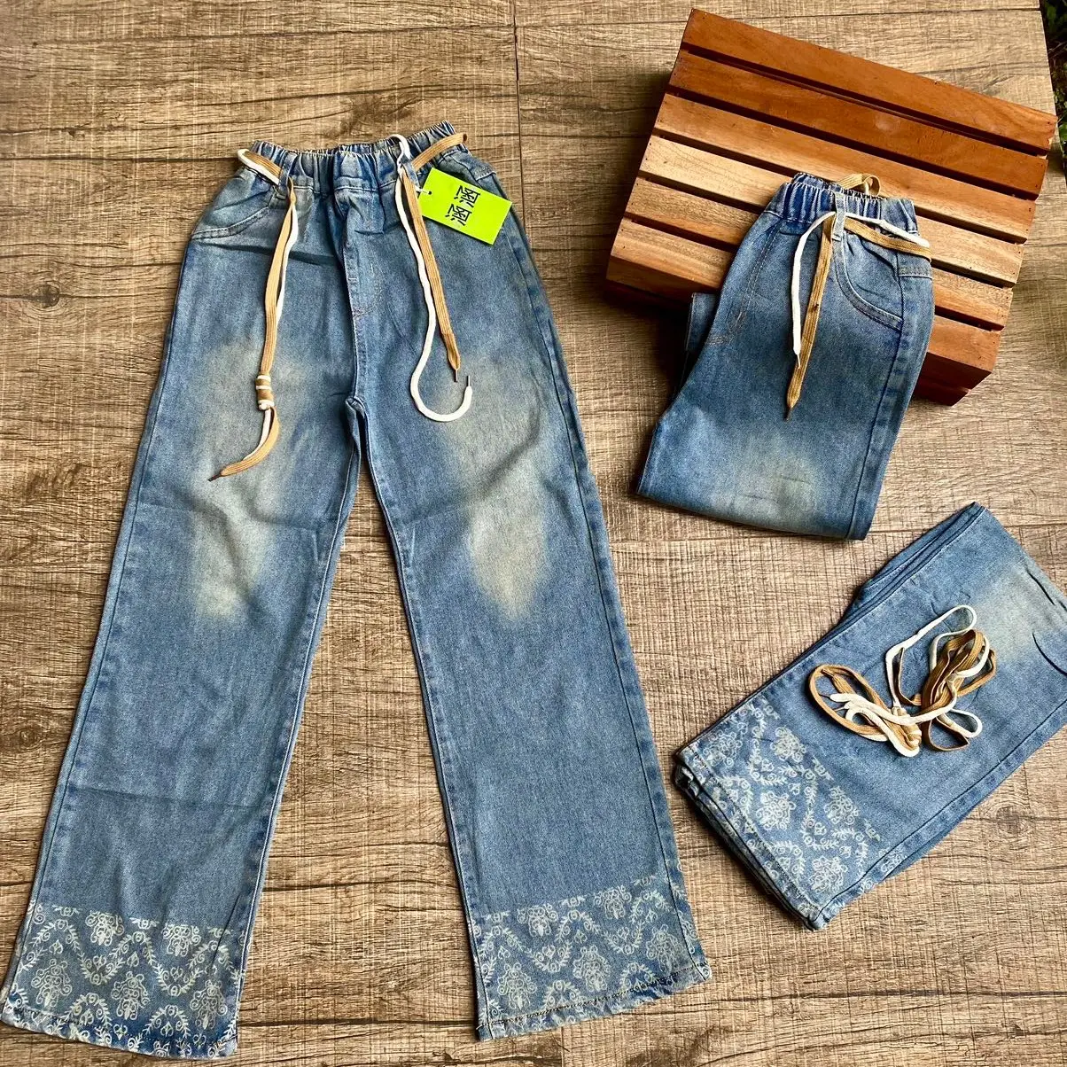 CELANA KULOT IMPORT JEANS VITAGE ANAK TANGGUNG (9-13th)