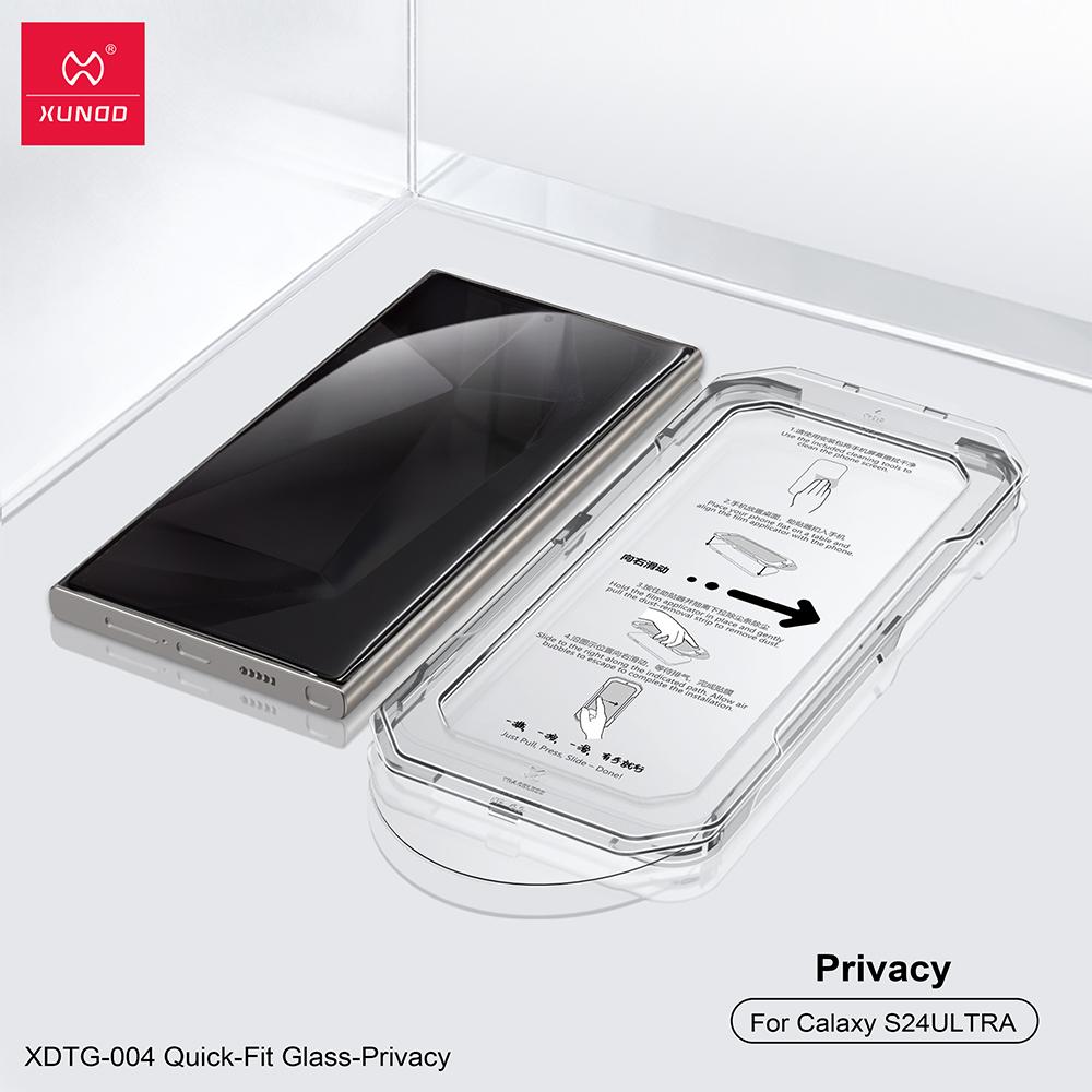 Xundd  Quick-Fit Install Tempered Glass HD Anti-Fingerprint Tahan Goresan untuk SAMSUNG S24 FE ULTRA S25 ULTRA FE S26 ULTRA PLUS A57 A56 A37 A36 A27 A17/A16 Layar Ponsel Smartphone Cover