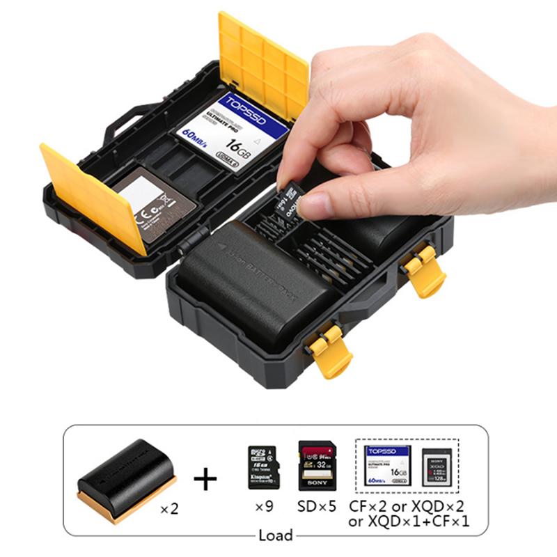 Product Introduction of Hộp Bảo Vệ Pin Máy Ảnh DSLR, 1 Cái, Hộp Đựng Thẻ Nhớ SD TF 17