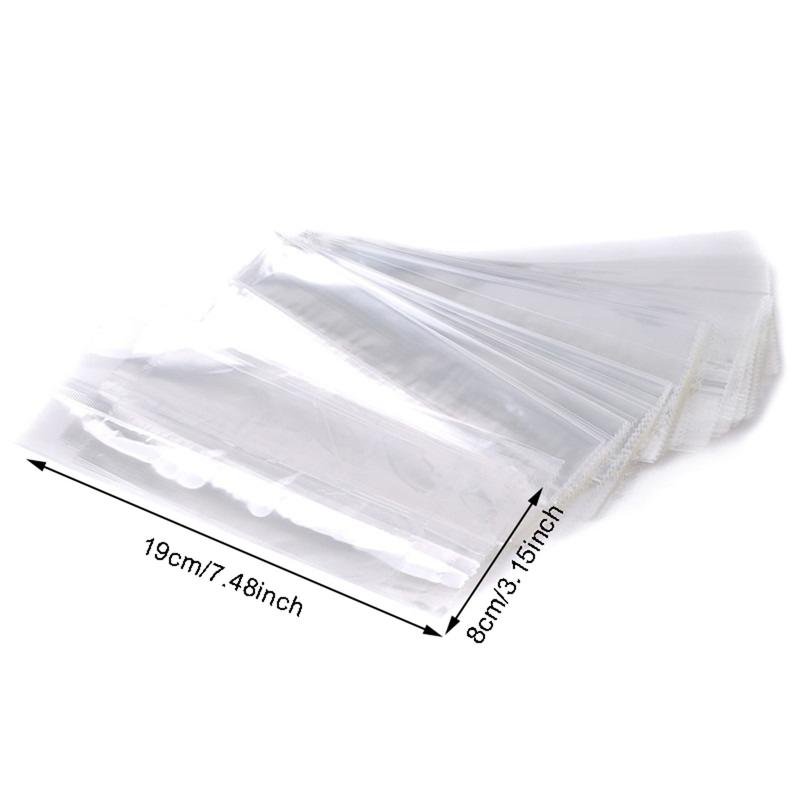 Product Introduction of Túi Pop Băng Túi Đóng Gói Kem Que Bằng Nhựa Trong Suốt, ED, 100 Cái / lốc 8