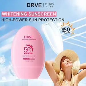 Drve whitening sunscreen light and breathable SPF 50 PA+++ 50g | memproteksi wajah dari paparan sinar UV