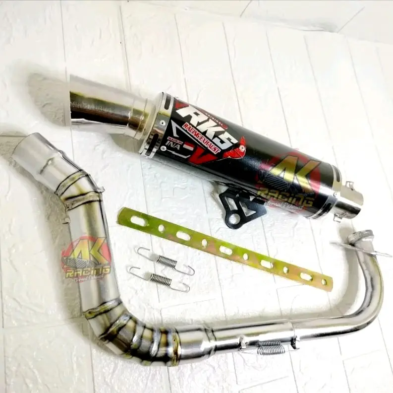 Knalpot Samlong Black Coating RKS All Motor Matic Beat Mio Vario Pcx Nmx Spacy 5