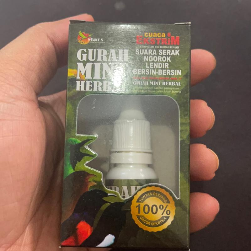 Gurah mint serak volume penggacor burung berkicauVitamin suplemen burung berkicau 0
