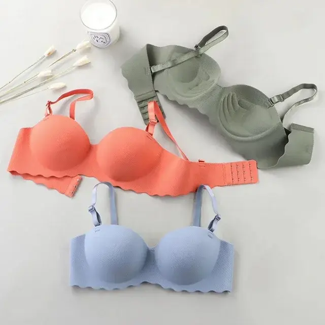 Yume Lace Bralette Wanita BC0020 Bahan Nylon Spandex Lembut Push Up Ukuran 32AB-38AB 10 Warna Free Kantong Packingan Plastik