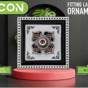 VICON ORNAMEN 30x30 FITTING LAMPU RUANGAN PERSEGI