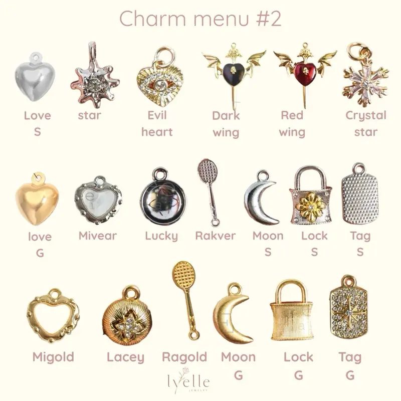 {GOLD & SILVER} BRACELET CHARM CUSTOM BEBAS PILIH RANTAI DAN LIONTIN TERPISAH WANITA TERBARU GELANG TITANIUM SEMI PERAK FREE BOX & GREETING {GOLD & SILVER} BRACELET CHARM CUSTOM BEBAS PILIH RANTAI DAN LIONTIN TERPISAH WANITA TERBARU GELANG TITANIUM SEMI PERAK FREE BOX & GREETING