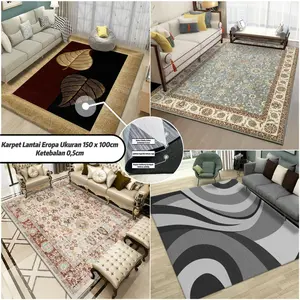 Karpet Style Eropa Uk 150x100cm/Karpet Turkey Bermotif (R1-R50) Lantai Ambal