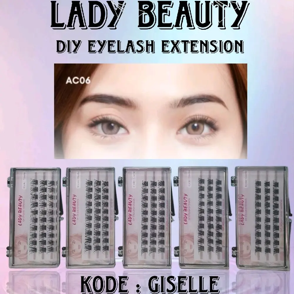 LADY BEAUTY DIY Eyelash Extension / Bulu Mata Eyelash Extension - Riasan Bulu Mata