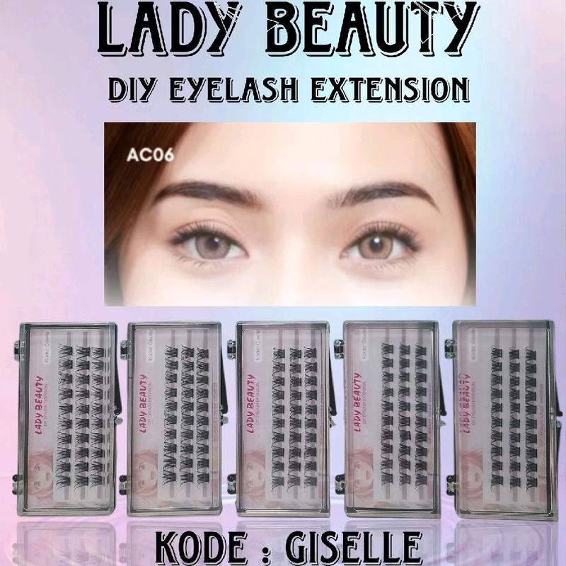 LADY BEAUTY DIY Eyelash Extension / Bulu Mata Eyelash Extension - Riasan Bulu Mata 0