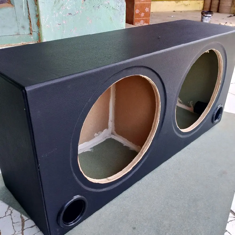 BOX SUBWOOFER 12 DOBEL SEKAT UDAH DILENGAPI LOBANG UDARA COCOK DI PASANG DI SEMUA JENIS MOBIL KECUALI LOSBAK