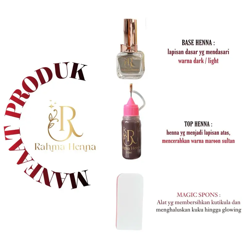 Rahma Henna Glow Series / Maroon Sultan / red glow / glow series / innai / innai mahal 8