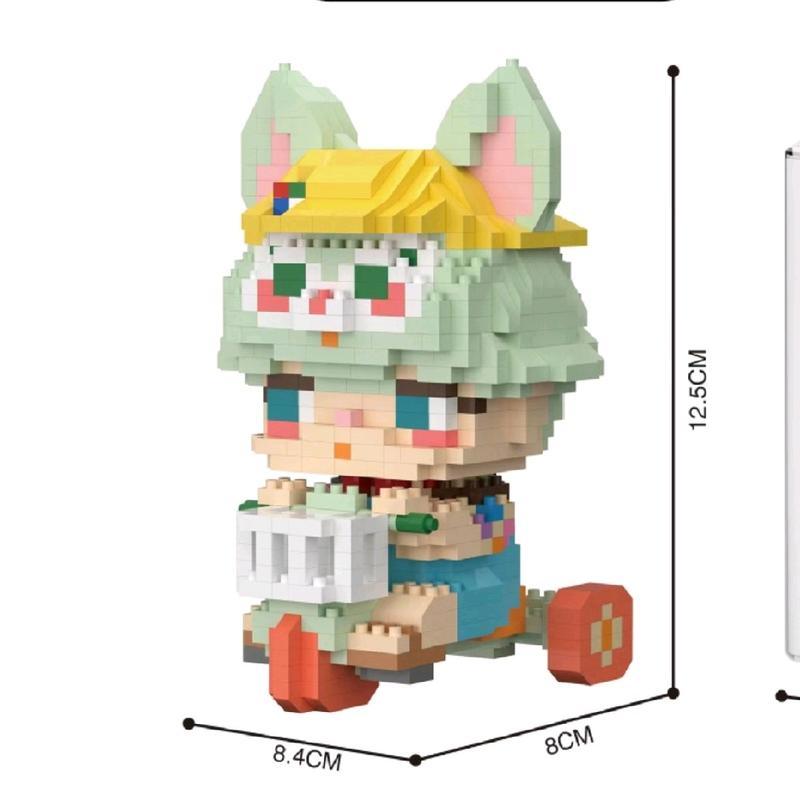 Mizugorou Bricks Stella Gellatony Shellie May Duffy Sepeda Set Hadiah Beranekaragam Mainan 3D Mainan Edukasi Beraneka Warna Mainan Balok Bangunan Mainan Anak Plastik Toys 1