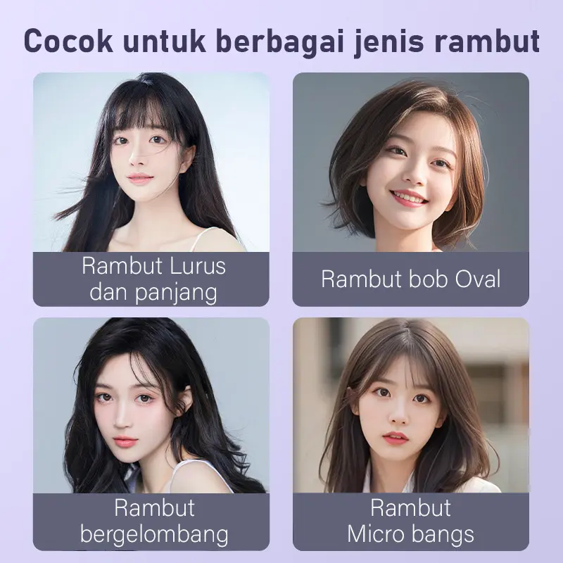 KZLY - Catokan Portable/Sisir catokan Rambut Portable 4