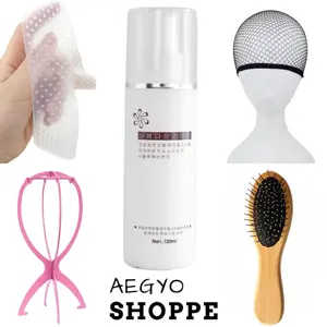 AEGYOSHOPPE - WIG HAIRCLIP CARE [harga satuan, bukan paket] (sisir wig/vitamin wig/wig stand/headband/hairnet/wig cap) - harga untuk satu jenis variasi yang dipilih - harga bukan untuk satu paket
