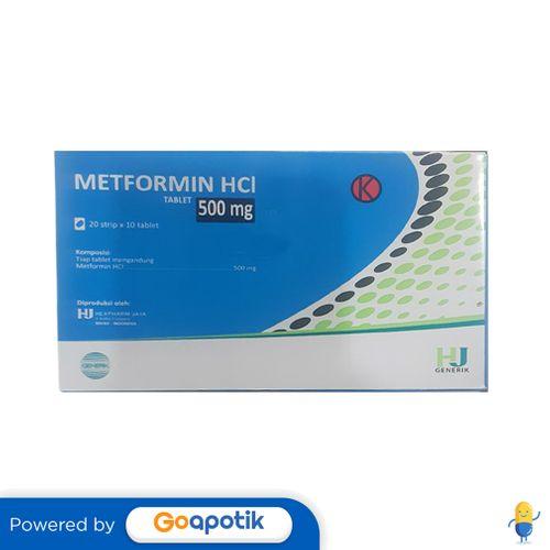 METFORMIN HCL HEXPHARM 500 MG BOX 200 TABLET