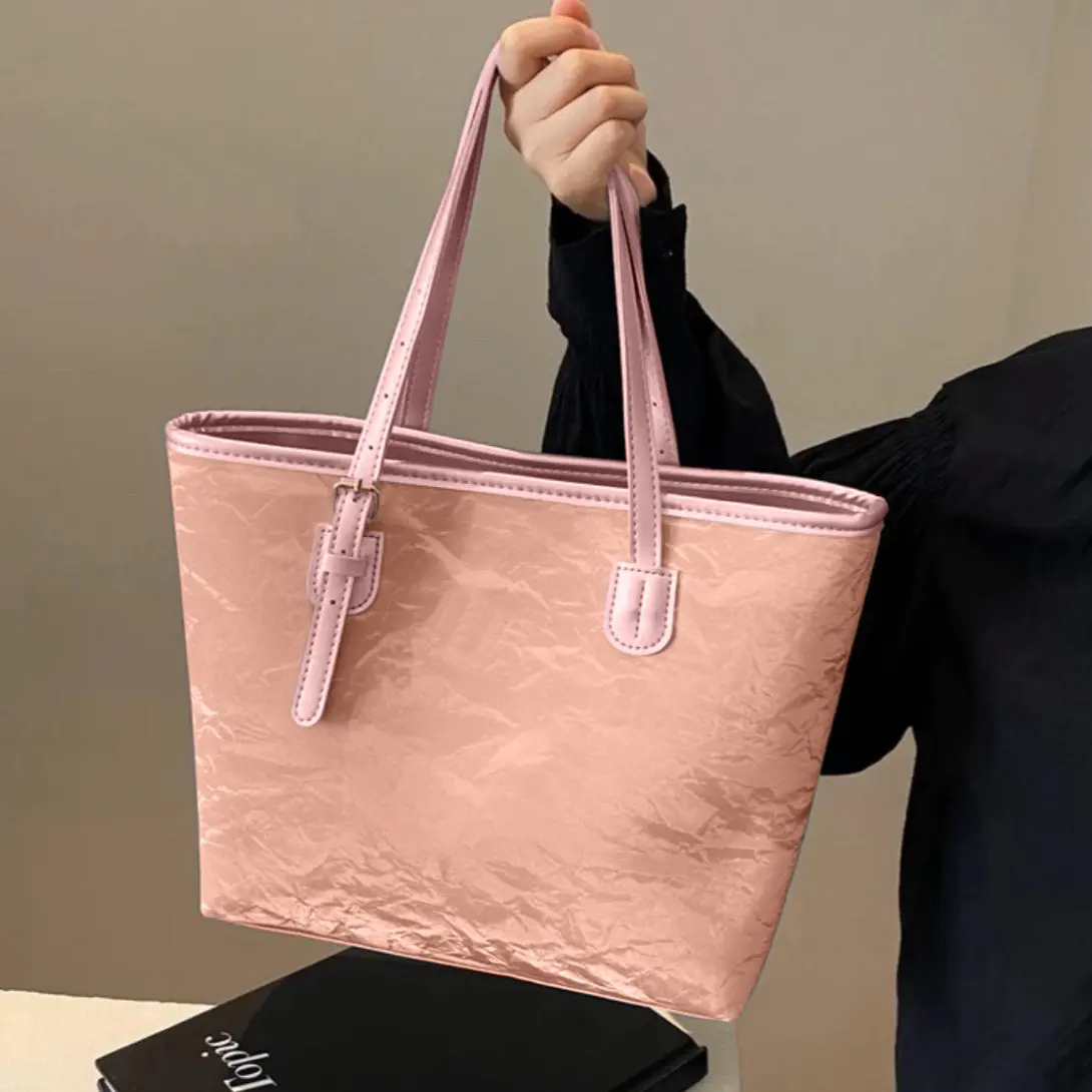 Tote Bag Wanita Shoulder Bag Tas Cewek Pink Wanita Totebag - Kulit - Perempuan