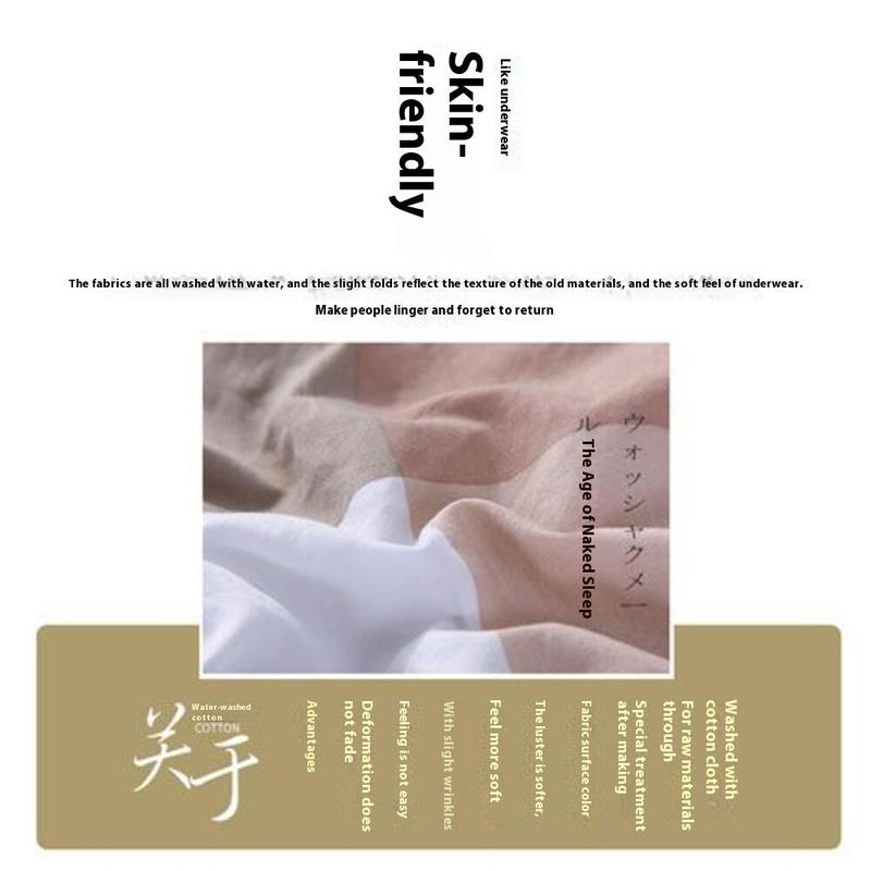 Product Introduction of EAY Life Summer Blanket Comforter Thin Soft Breahable Quilt Washed Cotton 4