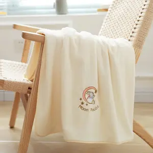 Moon Rabbit Handuk Bayi / Handuk Anak / Handuk Gambar Bayi