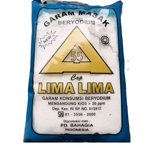 20 PCS + BONUS 1 PCS GARAM DAPUR BERYODIUM  PAKET 20 PCS CAP MUTIARA LAUT / CAP LIMA LIMA 5