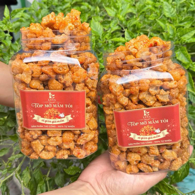 Hũ 300g Tóp Mỡ Mắm Tỏi Giòn Tan. Sản Phẩm ko chất bảo quản, bảo đảm hàng luôn…