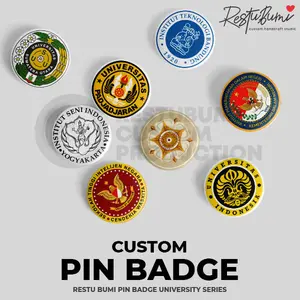 PIN Kampus Universitas Lengkap Custom Pin Badge