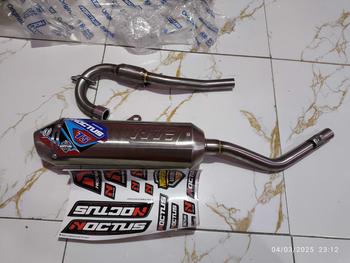 Product Review of NORIFUMI NOCTUS T5 & T4 Original Knalpot CRF 150 KLX 150 WR 155 Type STD & Bore Up Full Stainless Suara Ngebas Adem from 2**👶 0