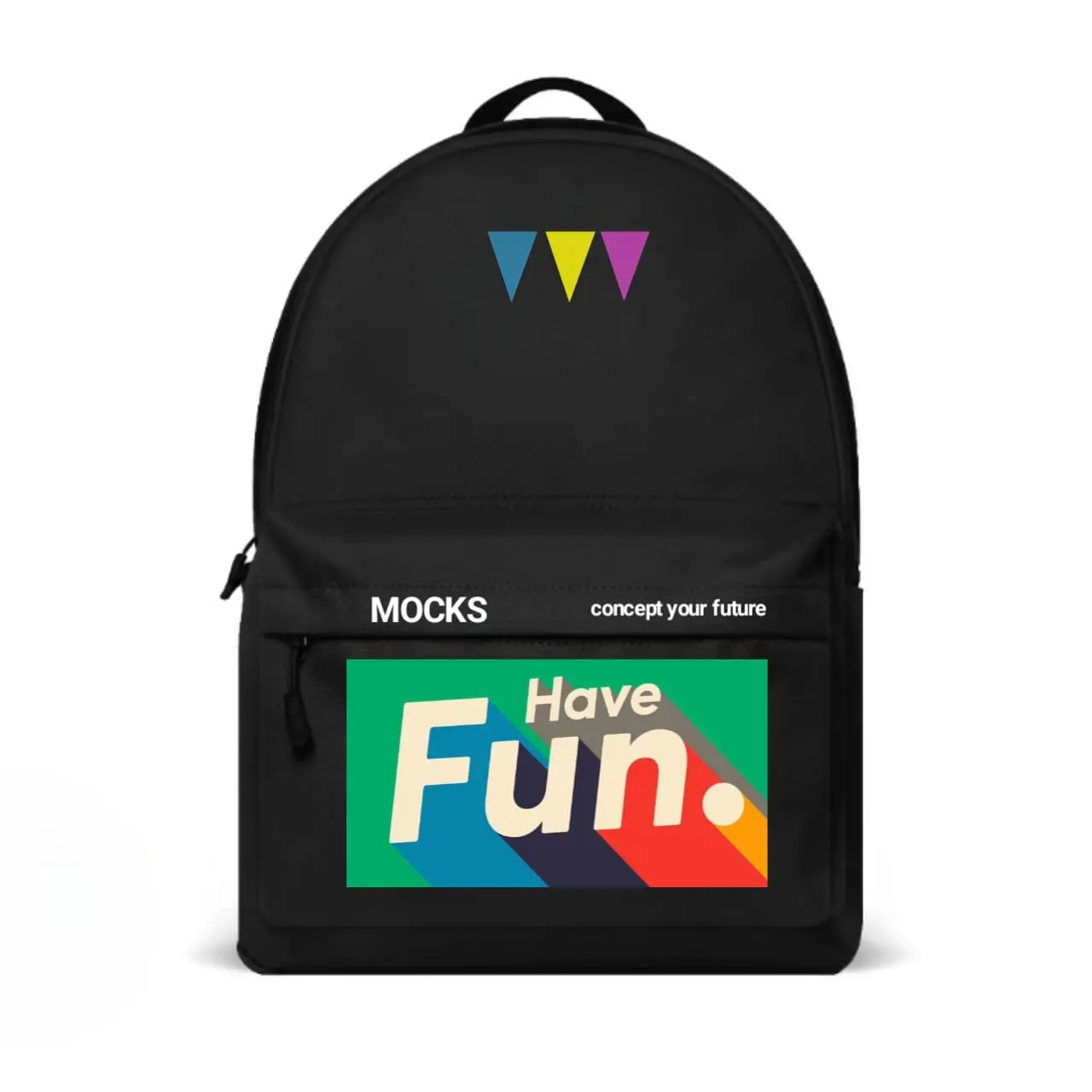 MOCKS Have Fun Tas Pria Ransel Sekolah Bags Laptop Backpack