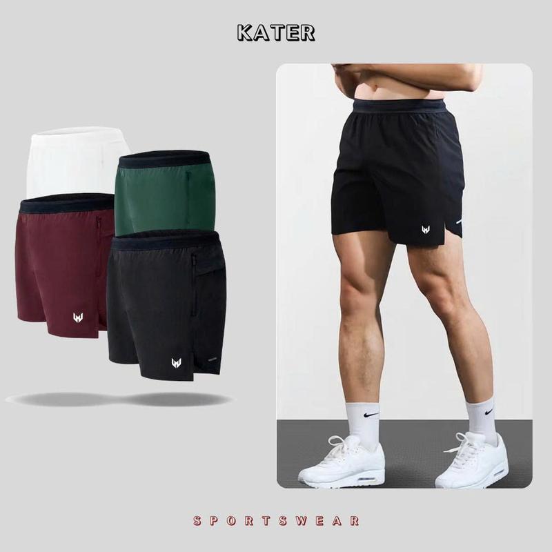 Quần Shorts Gió Thể Thao Gym , Chạy Bộ Nam Fom 5 in Có Túi Sau Fom Trên Gối Màu…