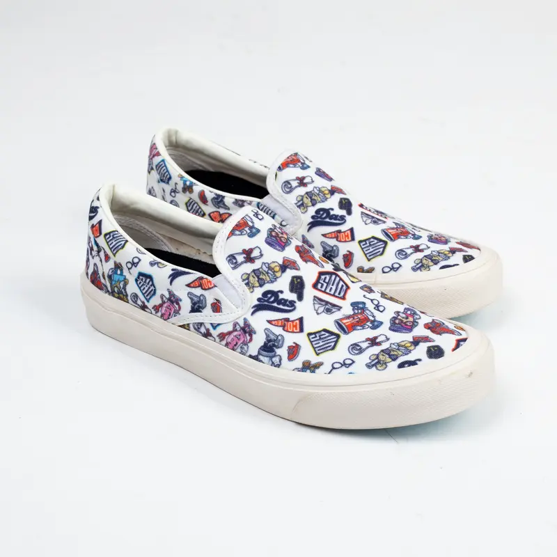 DAS FOOTWEAR Full Karakter Sepatu Sneakers Slip on Karakter Pria dan Wanita 36-43 DAS FOOTWEAR Flat Shoes Black 1