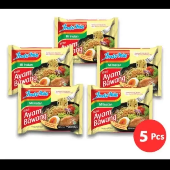 Indomie Ayam Bawang Kuah 5pcs Instan Food Goreng Noodles
