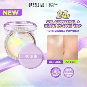 DAZZLE ME Better Than Filter HD Invisible Powder Loose Powder Oil Control Bedak Tabur Tahan Lama