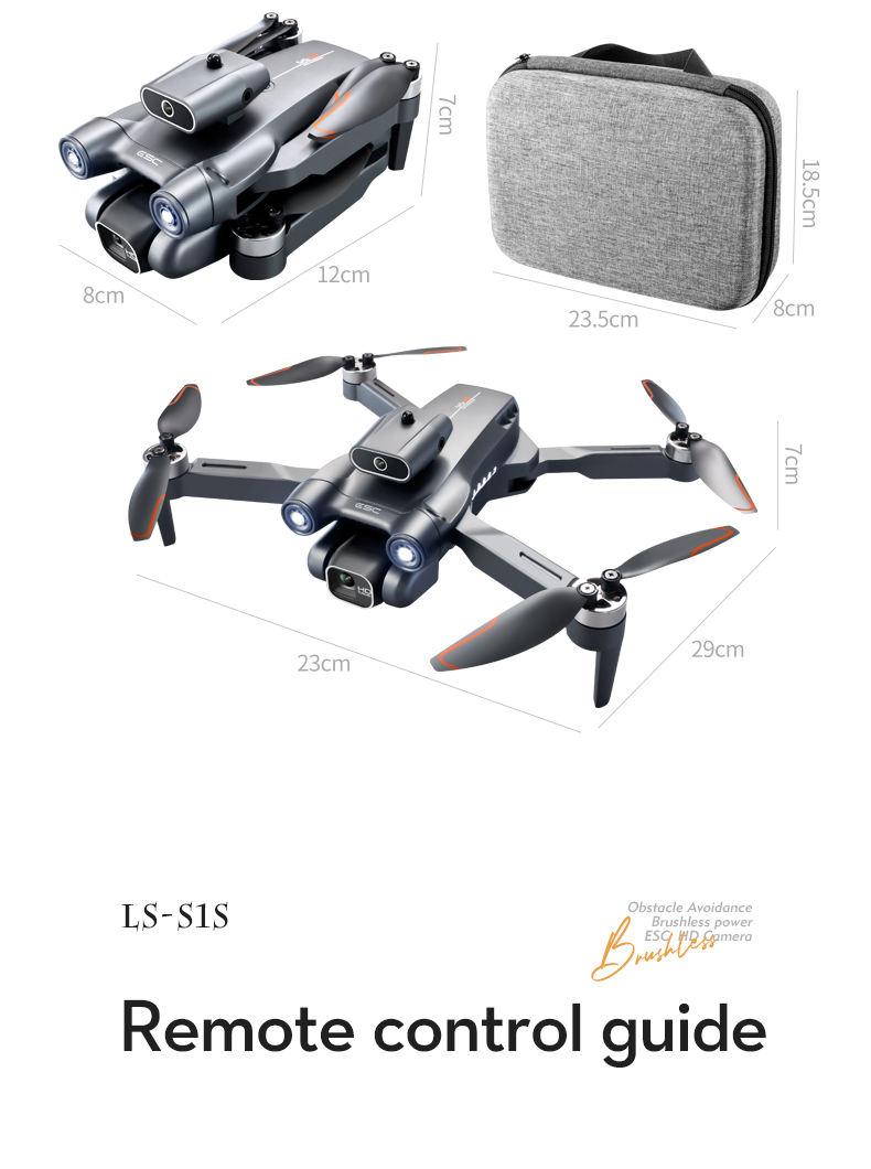 Product Introduction of [KYOPCE] S1S Brushless Drone 4k Professional 8K HD Camera 5G Wifi FPV Obstacle Avoidance Aerial Photography Foldable Quadcopter RC Dron 13