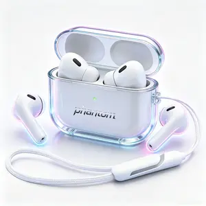 GreatWall phantom GR30 Earphone Bluetooth Terbaik 2026! Noise Cancelling, HD Voice, 30 Jam Tahan Lama, Tanpa Delay Gaming, IPX7 Anti Air, Cocok Semua HP Android & iPhone, Harga Terjangkau