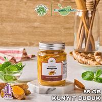 Gambar Organic Hub Kunyit Bubuk Tumeric Powder Untuk Asam Lambung Murni Herbal 85gr - 85 gr dari Farm Market Store Kota Depok 1 Tokopedia