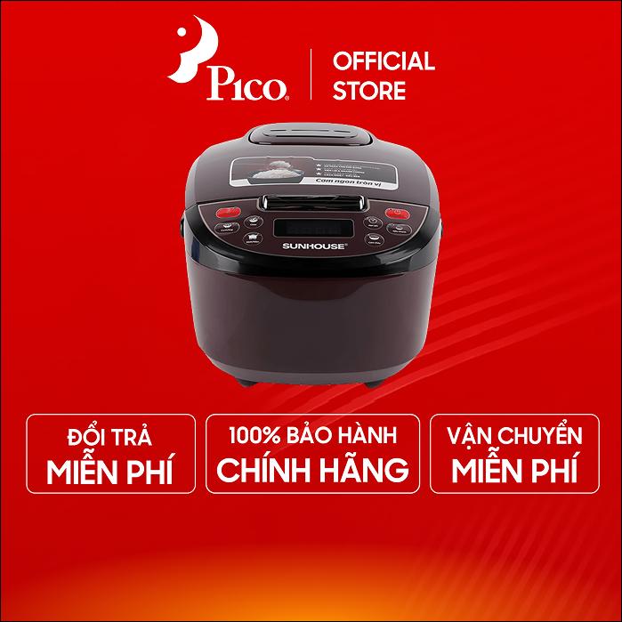 Nồi cơm điện tử 1.8 lít SUNHOUSE SHD8909 màu mận chín