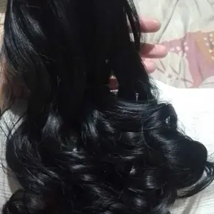 HIGH SELECT Rambut Palsu Dengan Penjepit Ekor Kuda Keriting Pendek Rambut Tiruan
