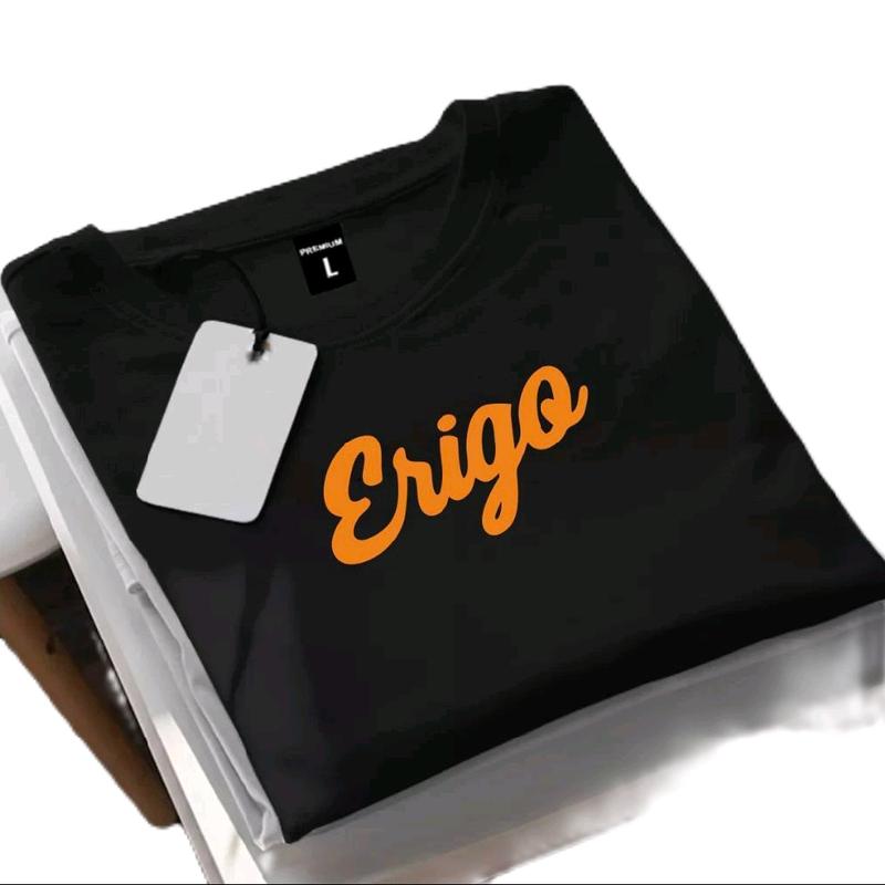 GET 1 PCS (PROMO COD) Kaos Distro Lengan Pendek Pria Wanita Keren 3r!90 CW Logo Oren - 100% Catoon Combed 24s -Kaos Cewek- Katun Kain Lembut Tebal Nyaman T Shirt Lembut kaos  cowok Polos 0