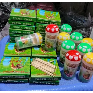 Tusuk Gigi bambu untuk Mulut Bersih